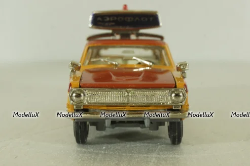 Газ-2402 Волга, Аэрофлот,  91г., Тантал/Радон 1:43