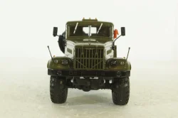 Краз-255В седельный тягач, хаки, 100886, АвтоИстория 1:43