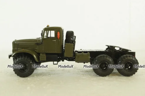 Краз-255В седельный тягач, хаки, 100886, АвтоИстория 1:43
