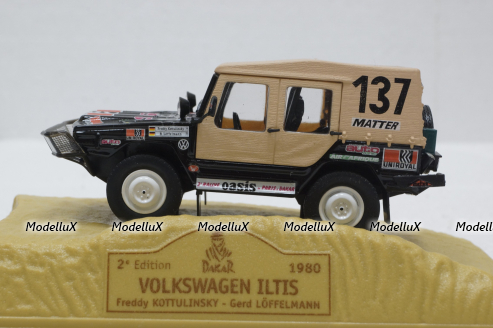Volkswagen Iltis Paris-Dakar 1980 №137 F.Kottulinsky-G.Loffelmann, Norev 1:43