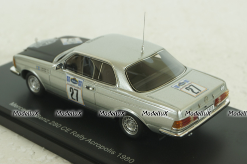 Mercedes 280 CE (C123) No.27 Carlsson Acropolis 1980, 46672, NEO 1:43
