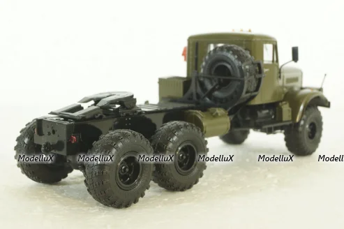 Краз-255В седельный тягач, хаки, 100886, АвтоИстория 1:43