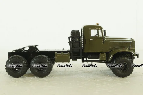 Краз-255В седельный тягач, хаки, 100886, АвтоИстория 1:43