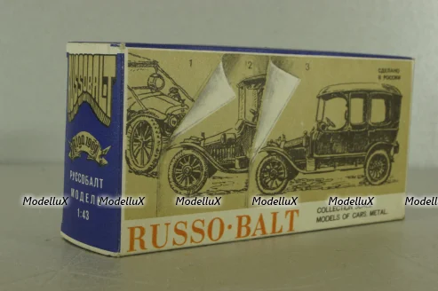 Руссо-Балт С24-30 Дубль-Фаэтон 1988, февраль 2002г., Тантал/Радон 1:43