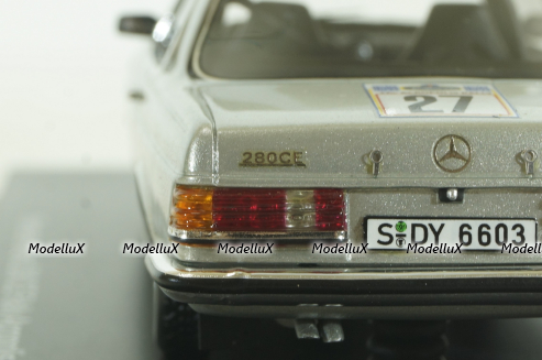 Mercedes 280 CE (C123) No.27 Carlsson Acropolis 1980, 46672, NEO 1:43