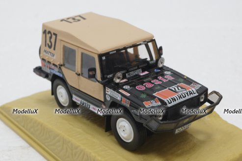 Volkswagen Iltis Paris-Dakar 1980 №137 F.Kottulinsky-G.Loffelmann, Norev 1:43