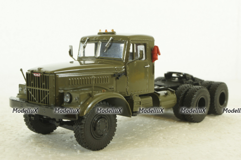Краз-258 тягач, хакки, 101487, АвтоИстория 1:43