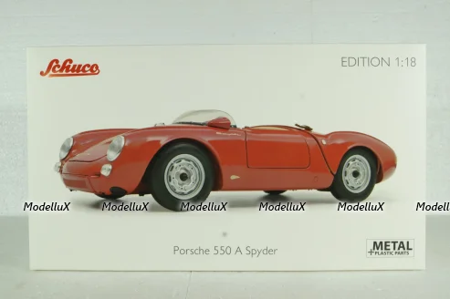 Porsche 550 A Spyder 1953-1957 red, 450032900, Schuco 1:18