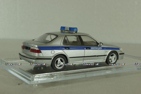 SAAB 9-5 Милиция, silver, Model43 1:43