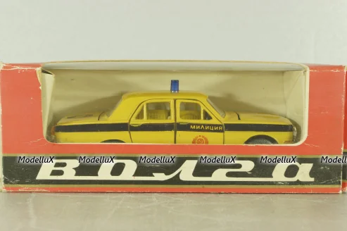 Газ-24 Волга, милиция, июнь 86г., Тантал/Радон 1:43