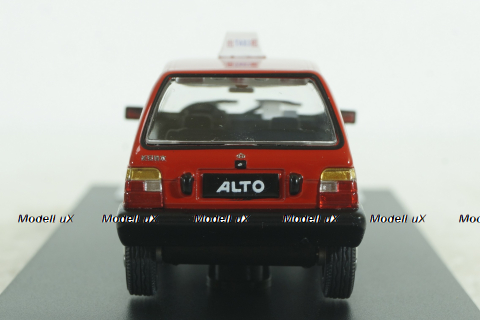 Suzuki Alto Taxi 1995, red, T26709, Sunyork Model 1:43