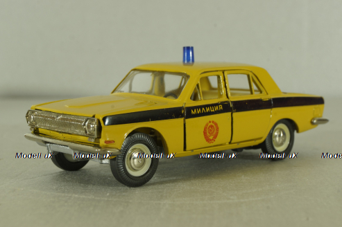 Газ-24 Волга, милиция, июнь 86г., Тантал/Радон 1:43