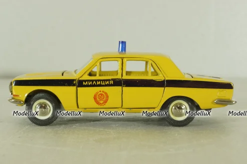 Газ-24 Волга, милиция, июнь 86г., Тантал/Радон 1:43