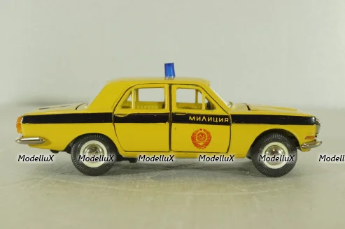 Газ-24 Волга, милиция, июнь 86г., Тантал/Радон 1:43