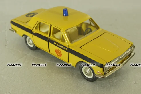 Газ-24 Волга, милиция, июнь 86г., Тантал/Радон 1:43