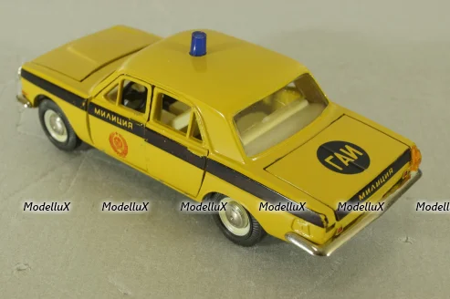 Газ-24 Волга, милиция, июнь 86г., Тантал/Радон 1:43