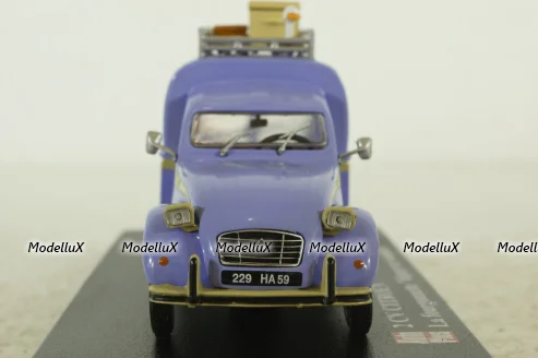Citroen 2CV Depart en vacances, Hachette 1:43