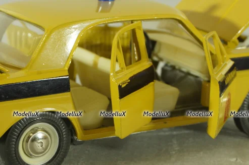 Газ-24 Волга, милиция, июнь 86г., Тантал/Радон 1:43