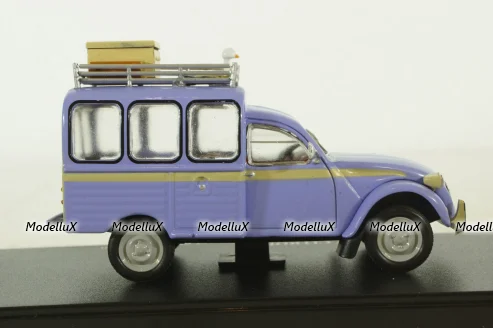 Citroen 2CV Depart en vacances, Hachette 1:43
