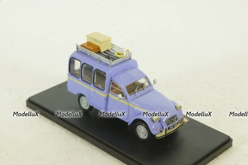 Citroen 2CV Depart en vacances, Hachette 1:43