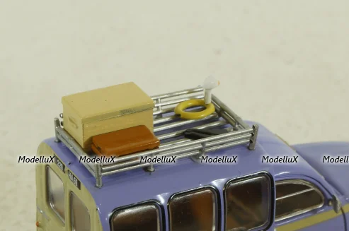 Citroen 2CV Depart en vacances, Hachette 1:43