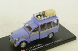 Citroen 2CV Depart en vacances, Hachette 1:43