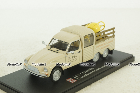 Citroen 2CV Acadiane 6 roues du macon (2000), Hachette 1:43