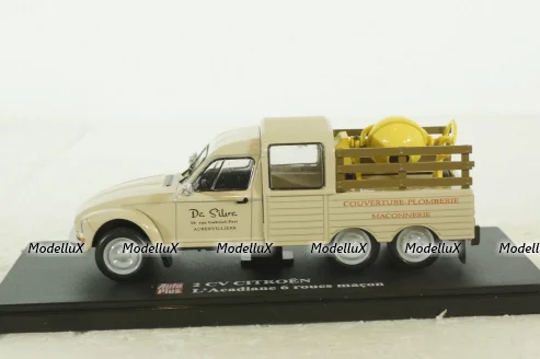 Citroen 2CV Acadiane 6 roues du macon (2000), Hachette 1:43