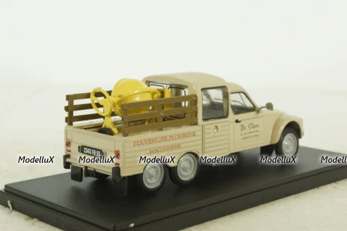 Citroen 2CV Acadiane 6 roues du macon (2000), Hachette 1:43