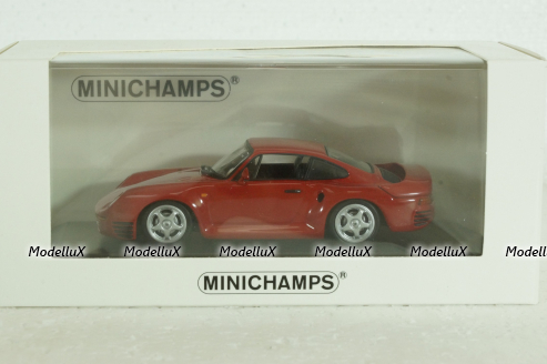 Porsche 959 1987, red, 943062523, Minichamps 1:43