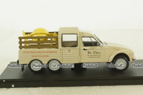 Citroen 2CV Acadiane 6 roues du macon (2000), Hachette 1:43