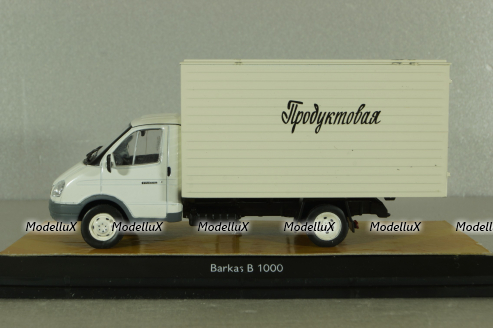 Газ-3302 Газель с термобудкой, белый, Model43 1:43