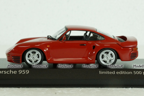 Porsche 959 1987, red, 943062523, Minichamps 1:43