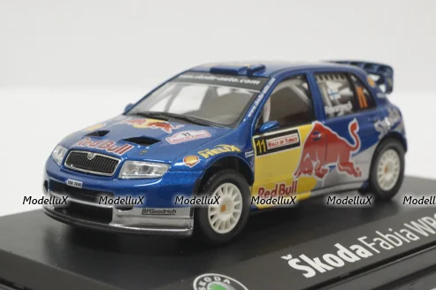 Skoda Fabia WRC Evo II, Turkey 2006, Red Bull №11 Harri Rovanpera, 143XAB601TB, Abrex 1:43