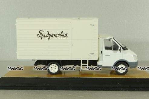 Газ-3302 Газель с термобудкой, белый, Model43 1:43