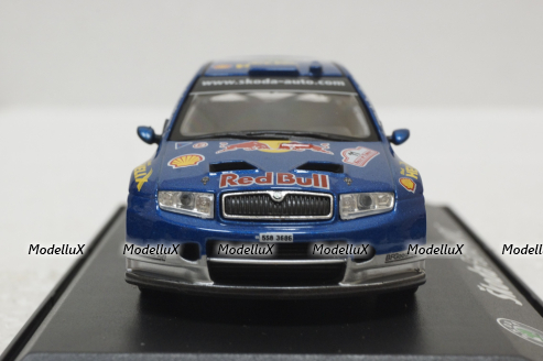 Skoda Fabia WRC Evo II, Turkey 2006, Red Bull №11 Harri Rovanpera, 143XAB601TB, Abrex 1:43