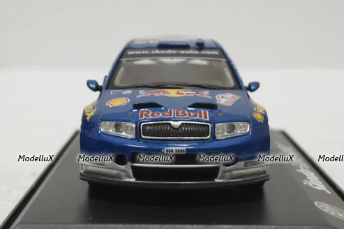Skoda Fabia WRC Evo II, Turkey 2006, Red Bull №11 Harri Rovanpera, 143XAB601TB, Abrex 1:43