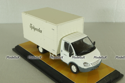 Газ-3302 Газель с термобудкой, белый, Model43 1:43