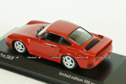 Porsche 959 1987, red, 943062523, Minichamps 1:43
