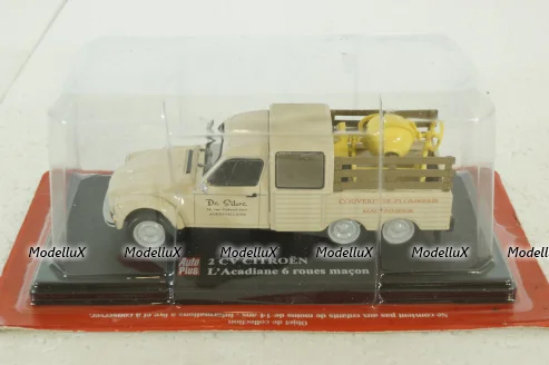 Citroen 2CV Acadiane 6 roues du macon (2000), Hachette 1:43
