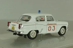 Москвич-403 медслужба, белый, Model43 1:43