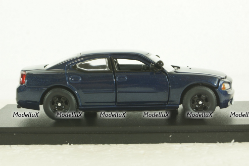 Dodge Charger 2006 blue, from TV series "Castle", 86604, Greenlight 1:43