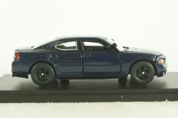 Dodge Charger 2006 blue, from TV series "Castle", 86604, Greenlight 1:43