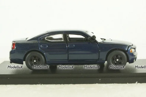 Dodge Charger 2006 blue, from TV series "Castle", 86604, Greenlight 1:43