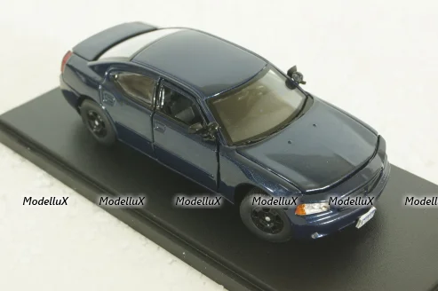 Dodge Charger 2006 blue, from TV series "Castle", 86604, Greenlight 1:43