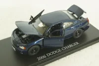 Dodge Charger 2006 blue, from TV series "Castle", 86604, Greenlight 1:43