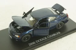 Dodge Charger 2006 blue, from TV series "Castle", 86604, Greenlight 1:43