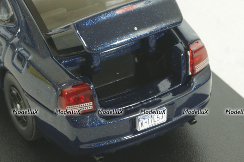 Dodge Charger 2006 blue, from TV series "Castle", 86604, Greenlight 1:43