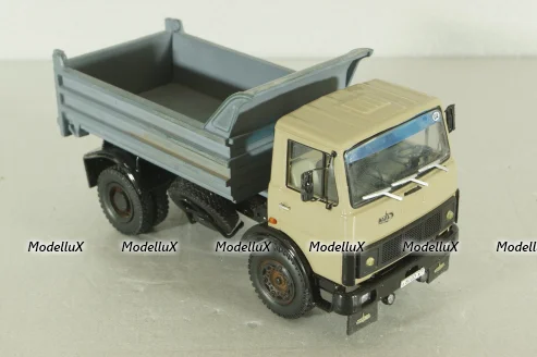 Маз-555102 самосвал 1988 бежево-серый, НАП (конверсия) 1:43
