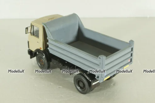 Маз-555102 самосвал 1988 бежево-серый, НАП (конверсия) 1:43